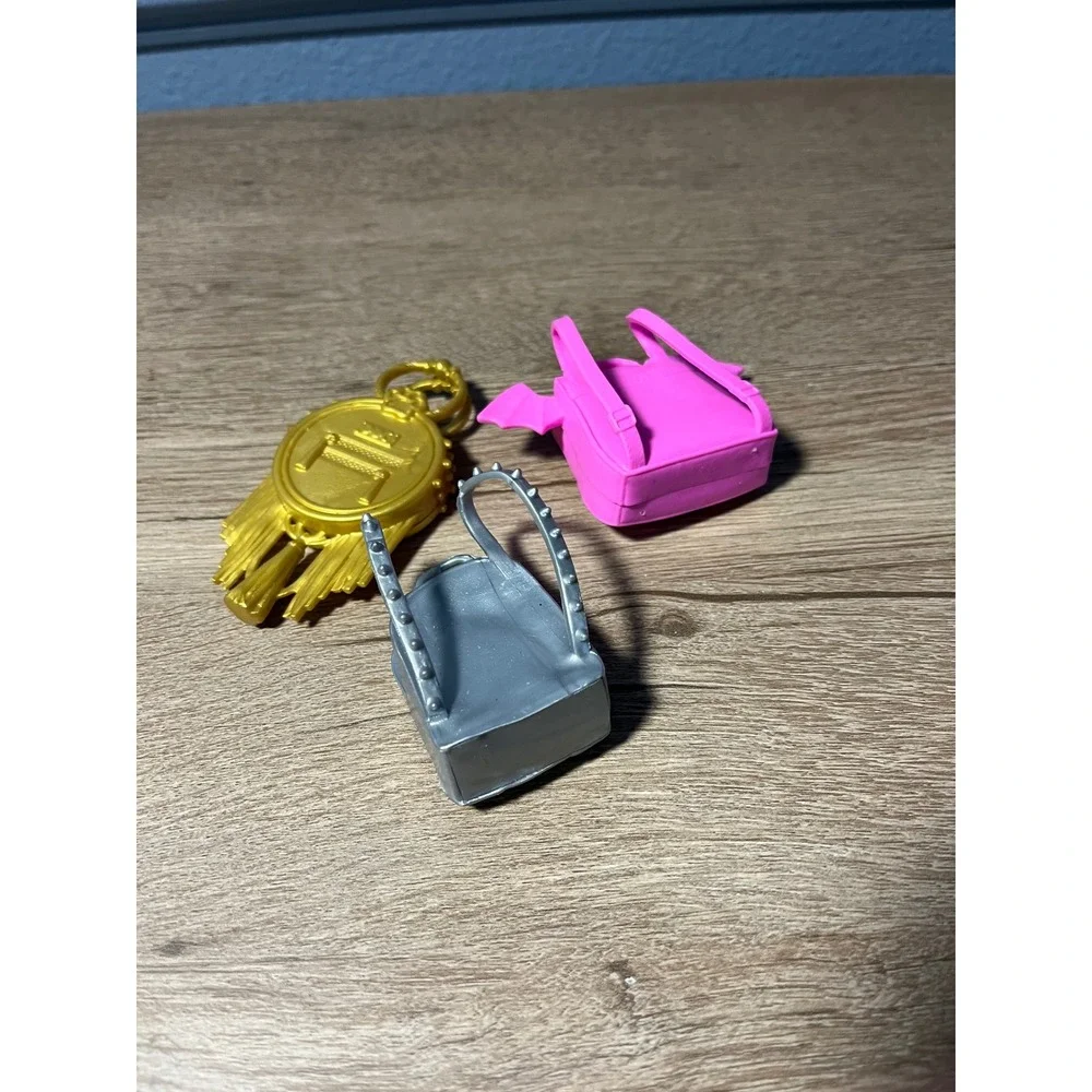 Monster High Accessories Backpack‎ Key Charm Mini Purse Lot Kids Toy